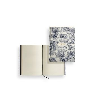NWT Authentic Dior Blue Toile De Jouy Notebook